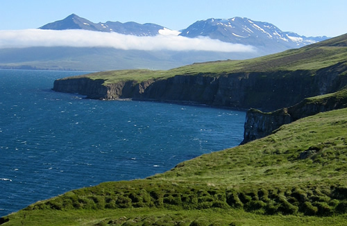 Eyjafjördur nördlich von Akureyri 